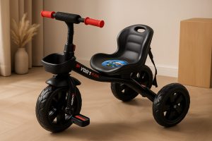 FIRSTFUN TRICYCLE FOR BABY KIDS WITH PUSH AND PLUG FITTING